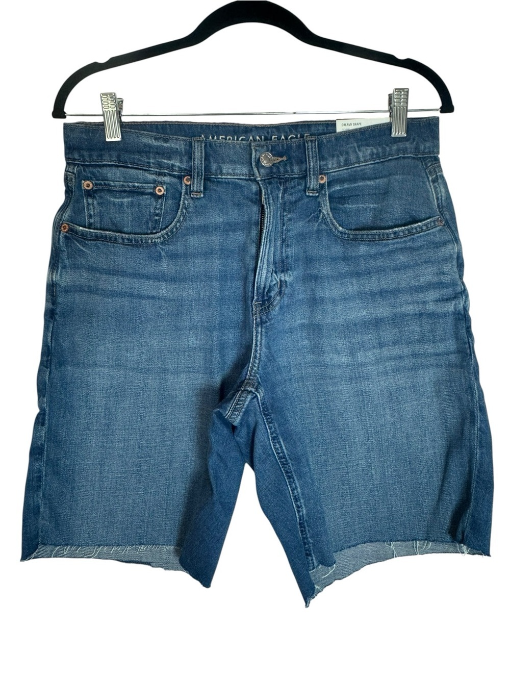 NWT American Eagle Women’s Dreamy Drape 11” Jean Shorts Size 6